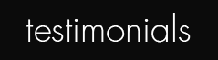 testimonials